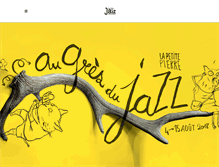 Tablet Screenshot of festival-augresdujazz.com